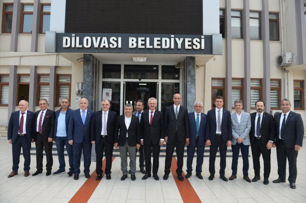 Dilovası Belediye Başkanı Hamza ŞAYİR'e makamında ziyaret gerçekleştirdik