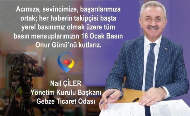 <div>Başkanımız Nail ÇİLER' in 16 Ocak Basın Onur Günü Mesajı</div>