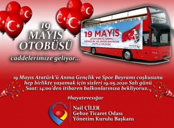 Bugün 19 Mayıs coşkusunu birlikte yaşayacağız