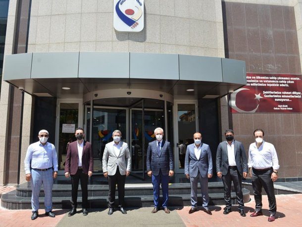 Van TSO Yönetim Kurulu Başkanı ve beraberindeki heyetin Odamızı ziyareti