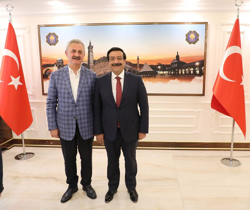 Başkanımız, Diyarbakır Valisi Sn. Hasan Basri GÜZELOĞLU ve Diyarbakır Büyükşehir Belediye Başkanı Sn. Cumali ATİLLA