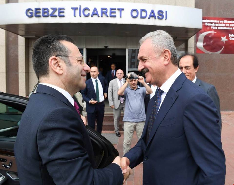 Kocaeli Valisi Sn. Hüseyin AKSOY Odamıza nezaket ziyaretinde bulundu. 