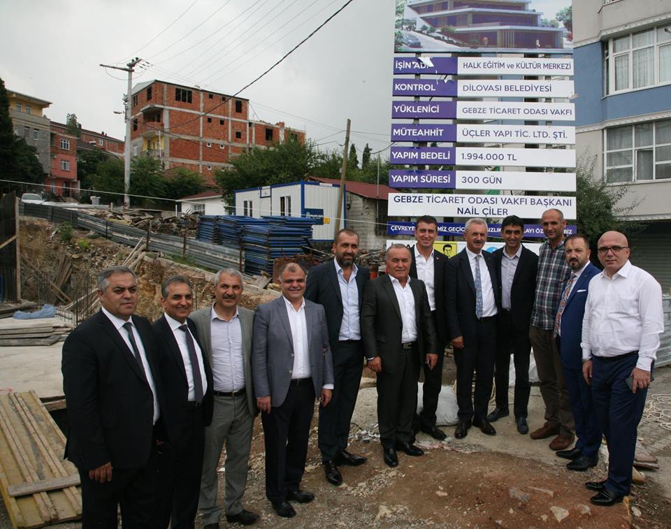  Dilovası Halk Eğitim ve Kültür Merkezi temel atma töreni
