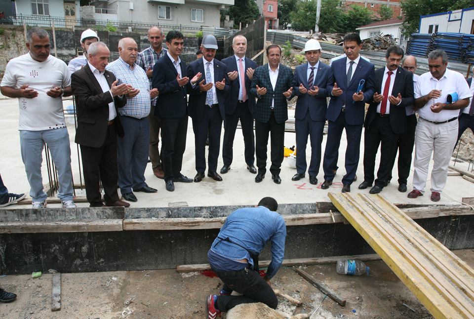  Dilovası Halk Eğitim ve Kültür Merkezi temel atma töreni